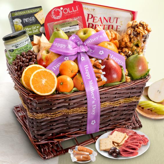 AA4102M, Happy Mothers Day Sweet & Savory Farmstead Gift Basket