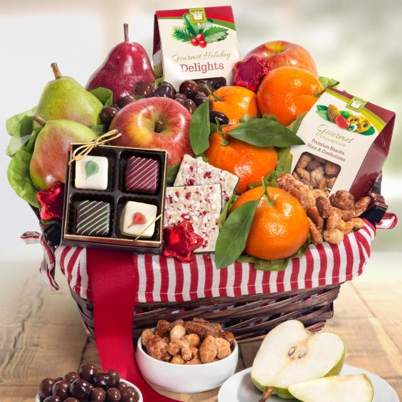 AA4050, Holiday Treasures Fruit Basket