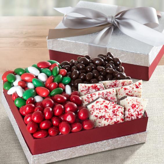 AG4004, Holiday Candied Nuts and Confections Gift Box