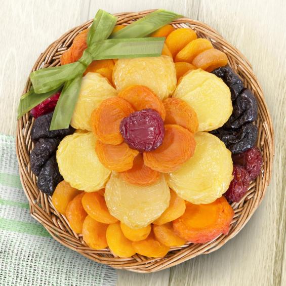 AA6055, Flowering Dried Fruit Basket