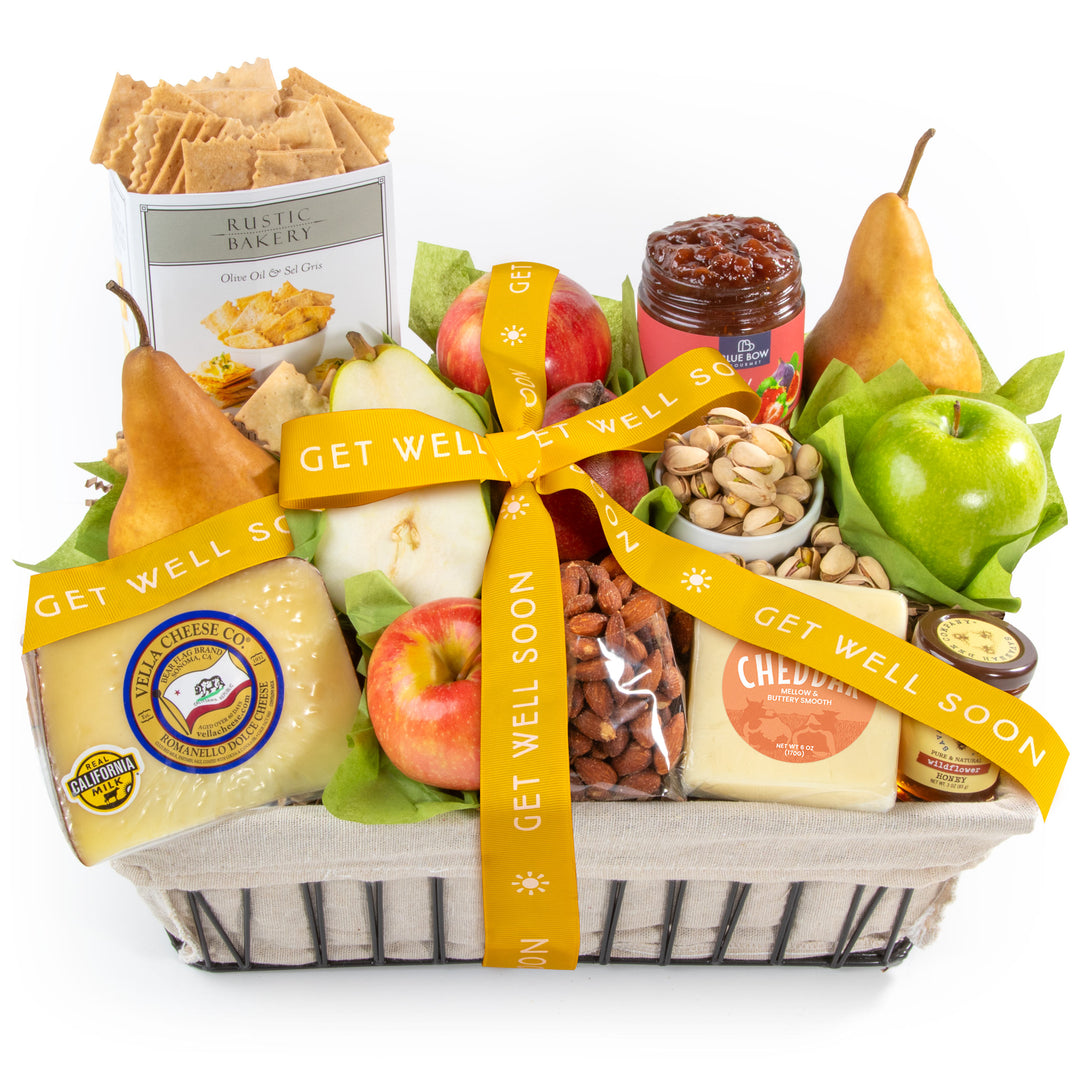 Get Well Soon California Farmstead Fruit Gift Basket