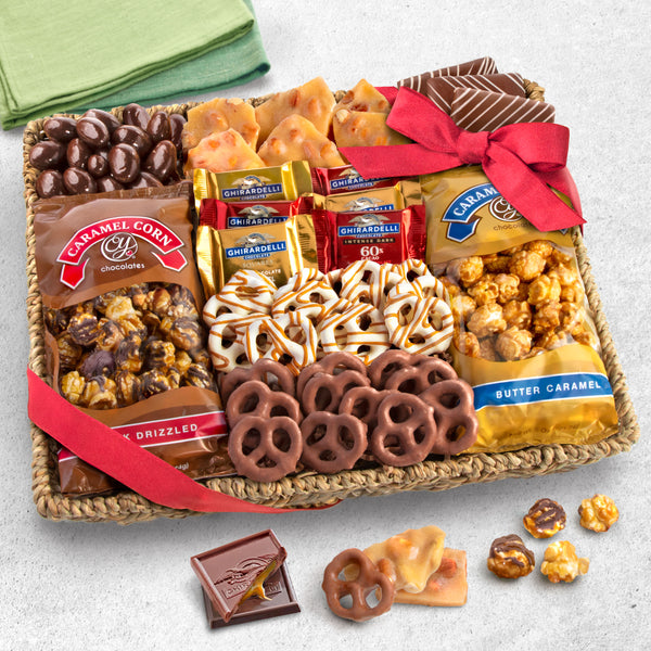 Chocolate, Caramel and Crunch Grand Gift Basket