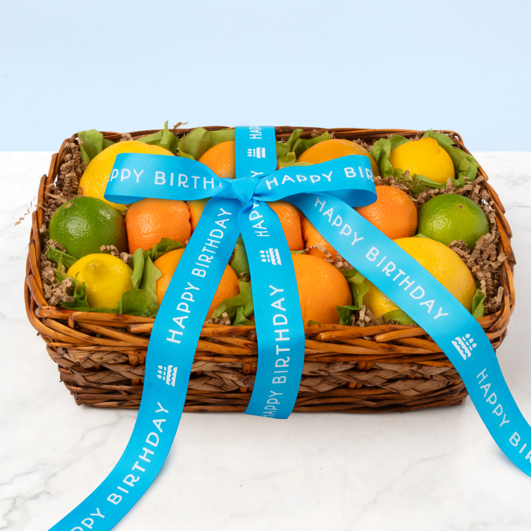 Happy Birthday Sweet Sunshine Citrus Fruit Gift Basket