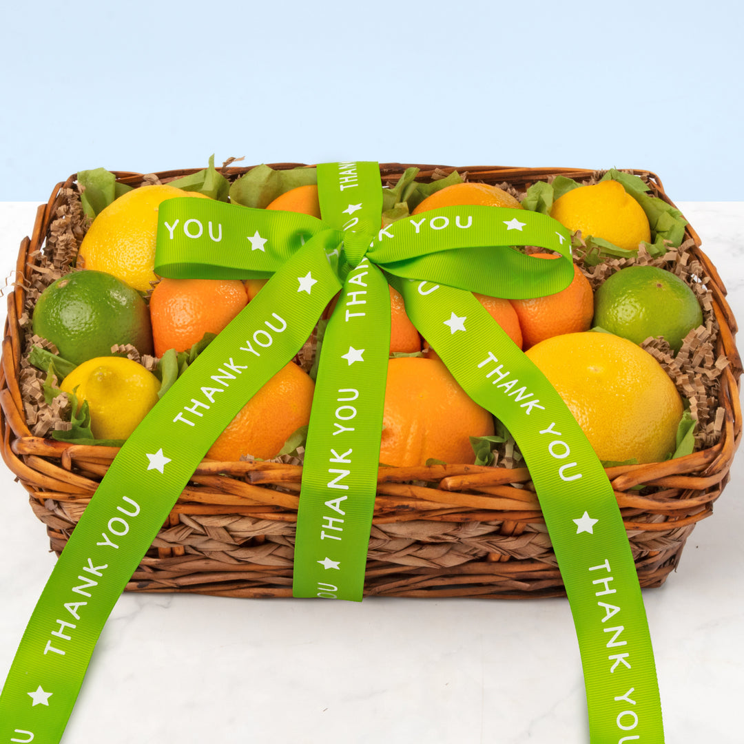 Thank You Sweet Sunshine Citrus Fruit Gift Basket