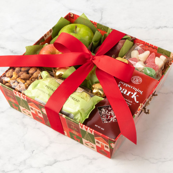Holiday Treasures Christmas Fruit Basket