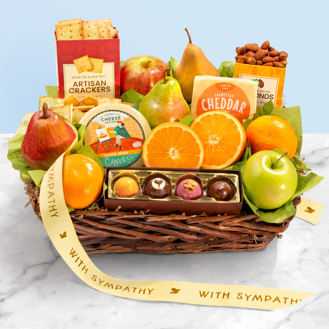 Sympathy Classic Deluxe Fruit Basket