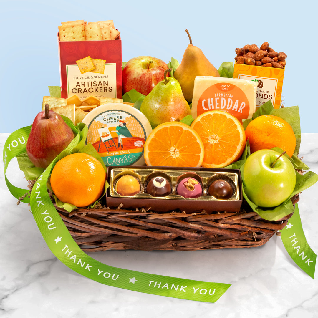 Thank You Classic Deluxe Fruit Basket