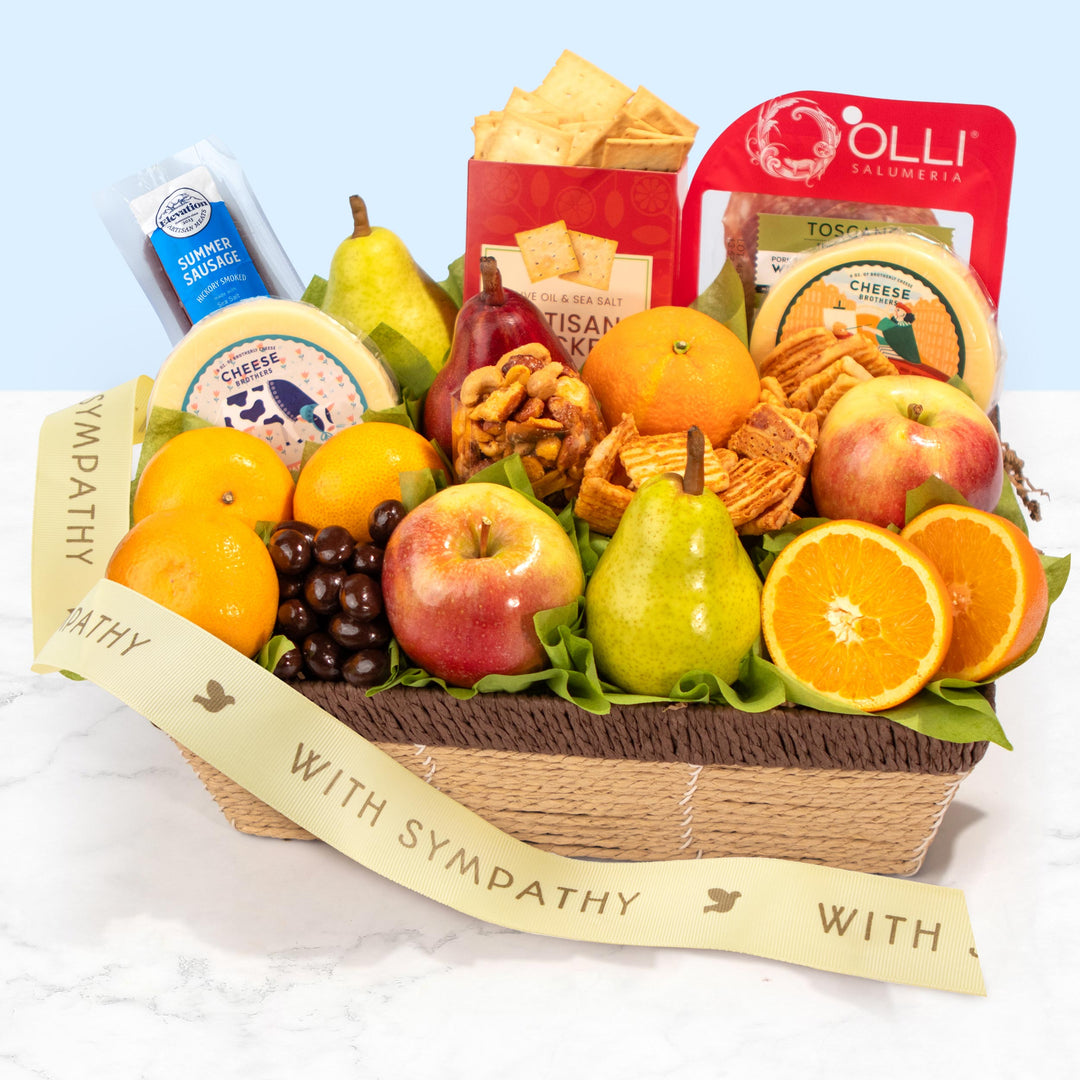 Sympathy Sweet & Savory Farmstead Gift Basket