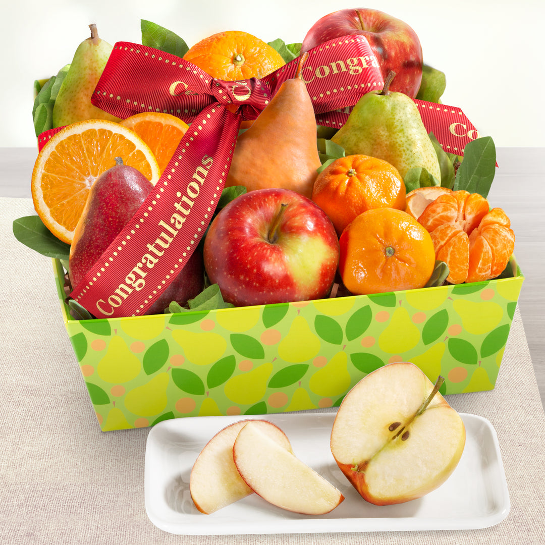 Congratulations Fruit Favorites Basket