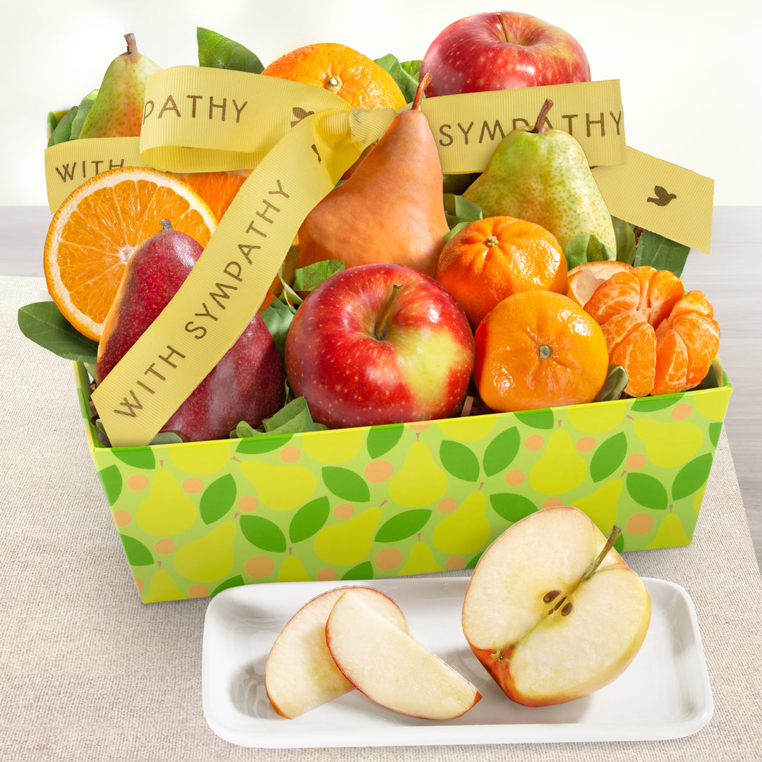 Sympathy Fruit Favorites Basket