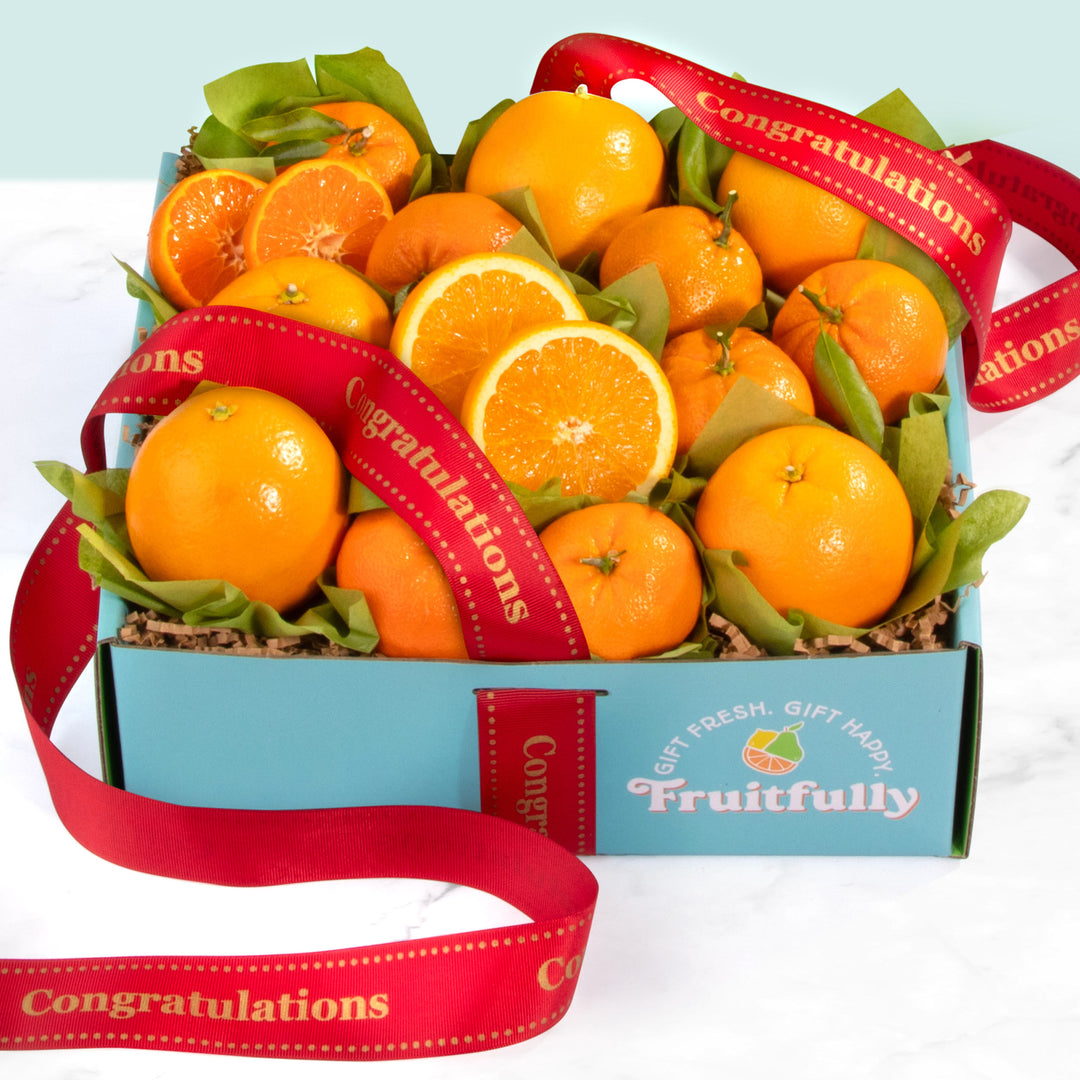 Congratulations California Citrus Duet Gift Box