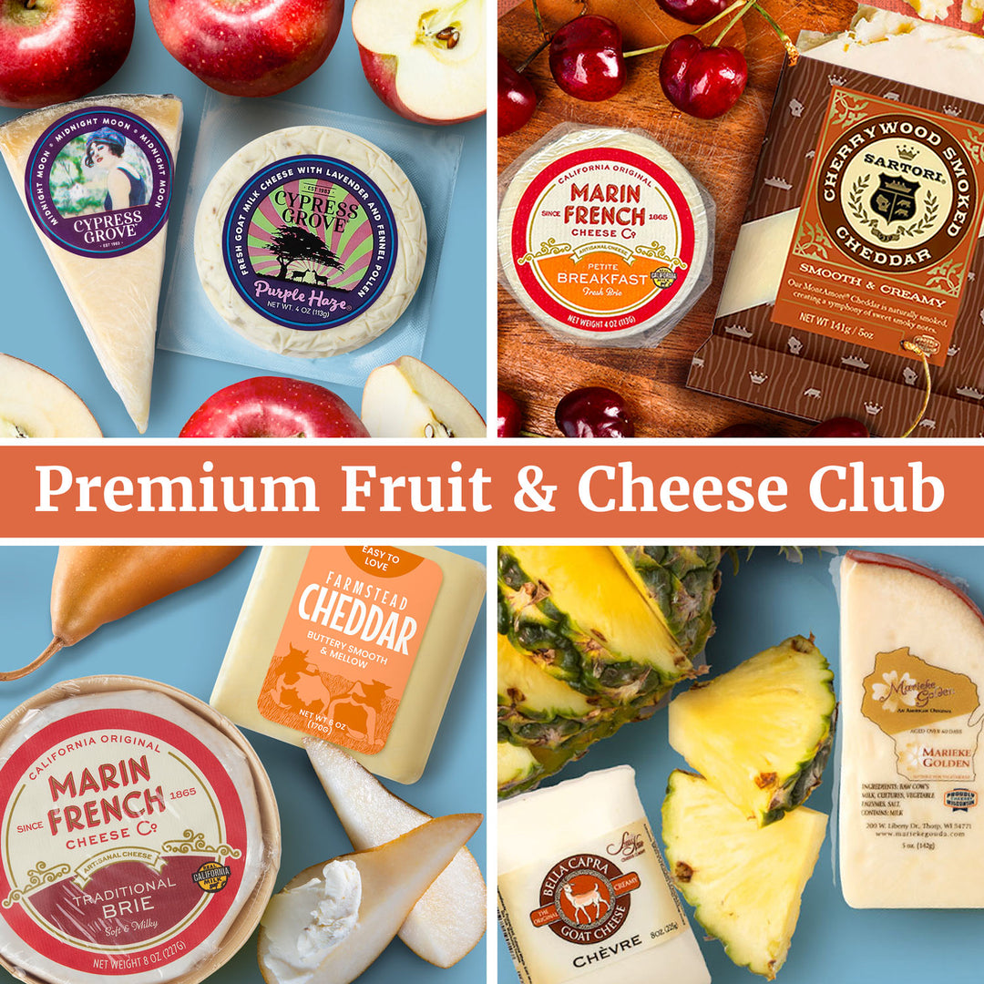 Deluxe Fruit & Cheese Club (with 2 cheeses)