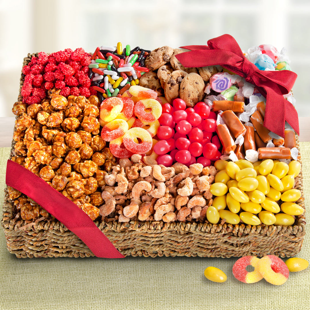 Snacks and  Sweets Gourmet Gift Basket
