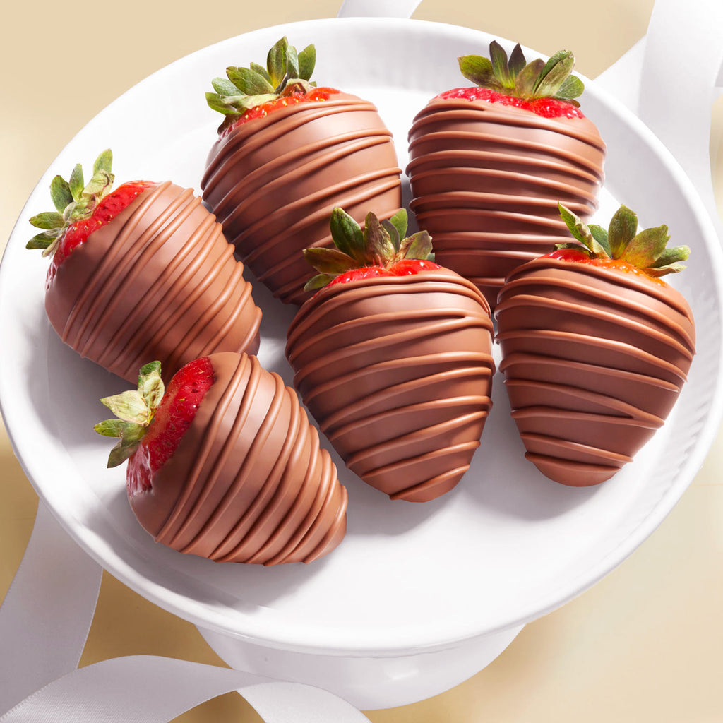 Milk Madness Chocolatey Dipped Strawberries - 6 Berries – A Gift