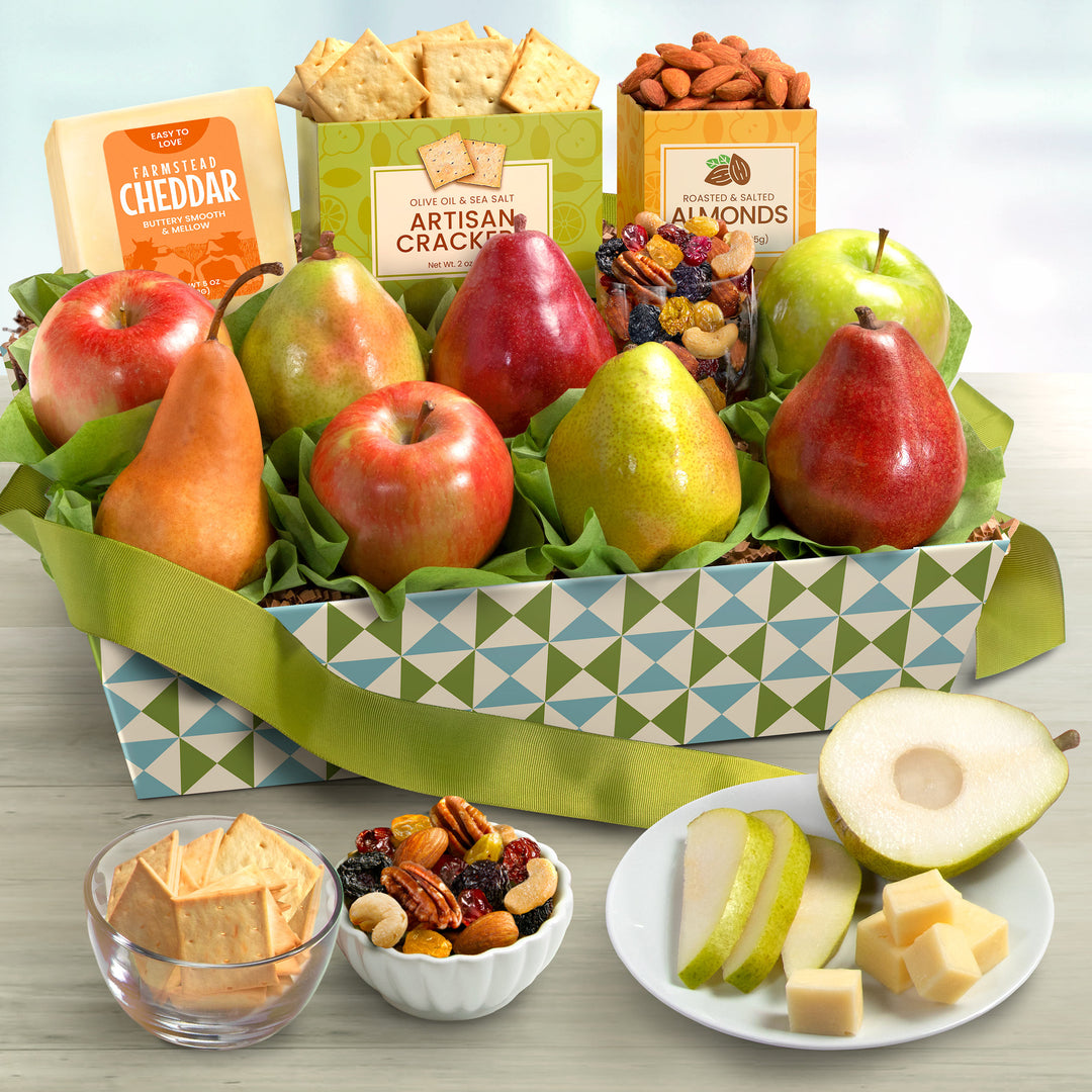 Classic Fruit and Gourmet Gift Basket
