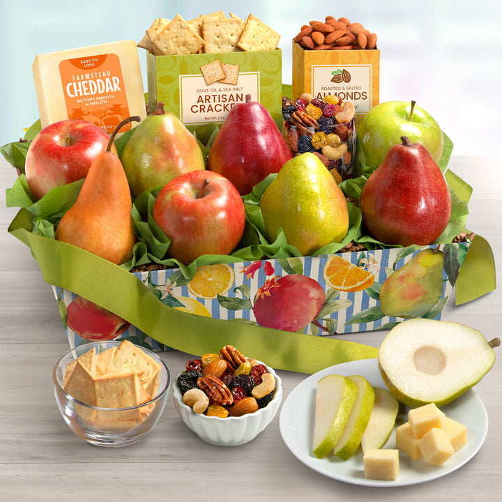 Classic Fruit and Gourmet Gift Basket