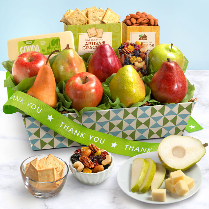 Thank You Classic Gourmet and Fruit Basket
