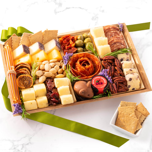 Nibble Charcuterie Deluxe Meat and Cheese Board