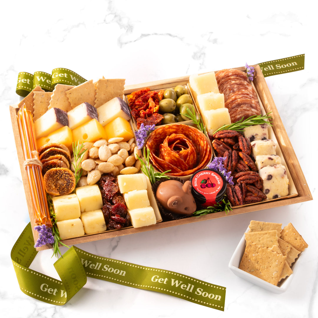 Get Well Nibble Charcuterie Deluxe Board for 4-5