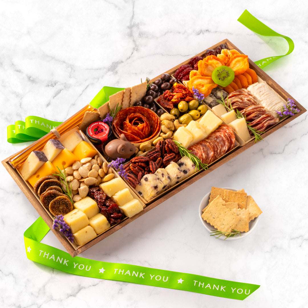 Thank You Nibble Charcuterie Premium Board for 6-9