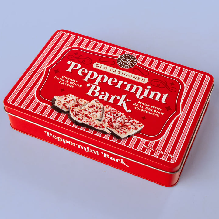 Handmade Layered Dark and White Chocolate Peppermint Bark