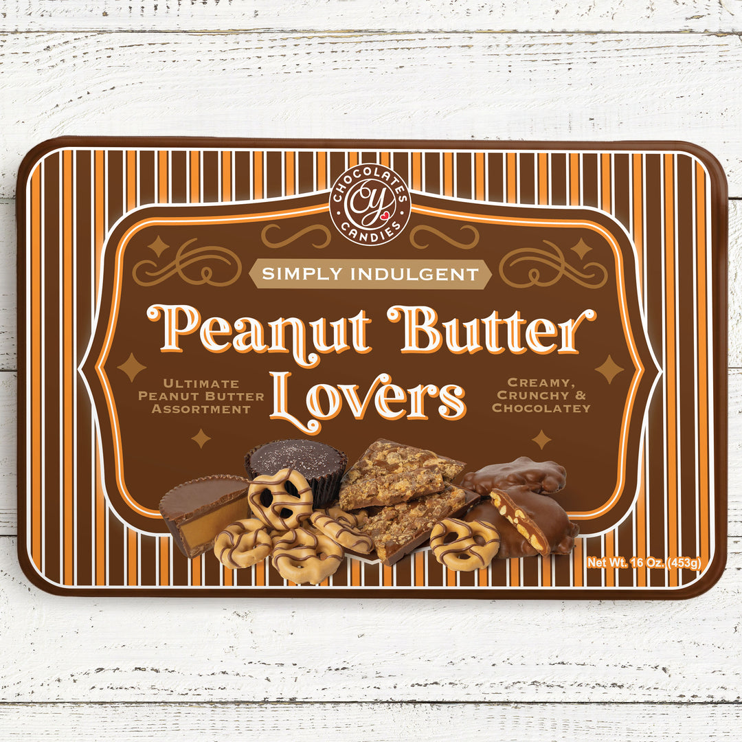 Peanut Butter Lovers Chocolate Collection Tin