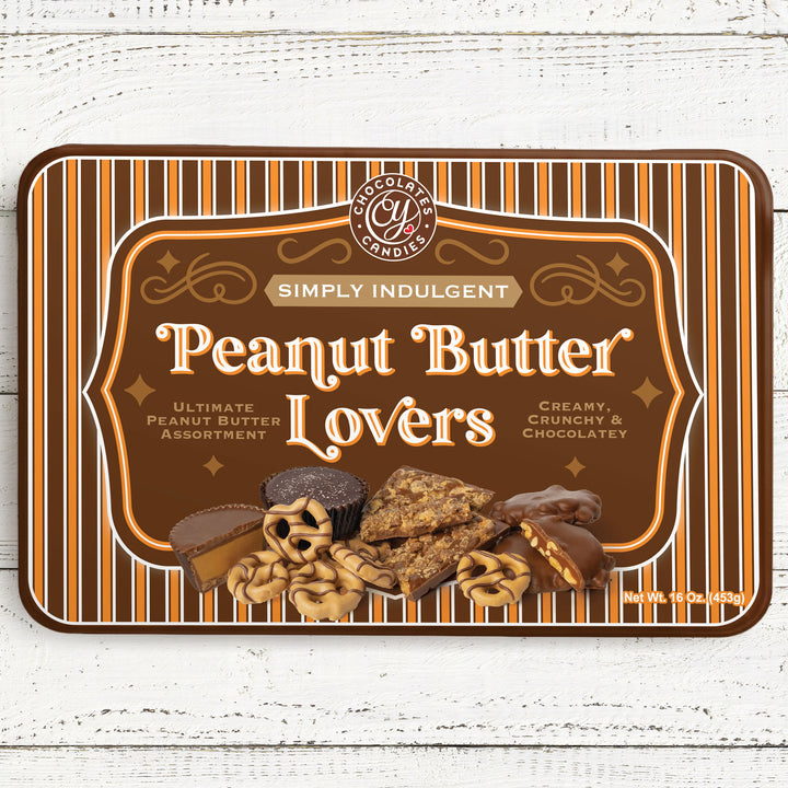 Peanut Butter Lovers Chocolate Collection Tin