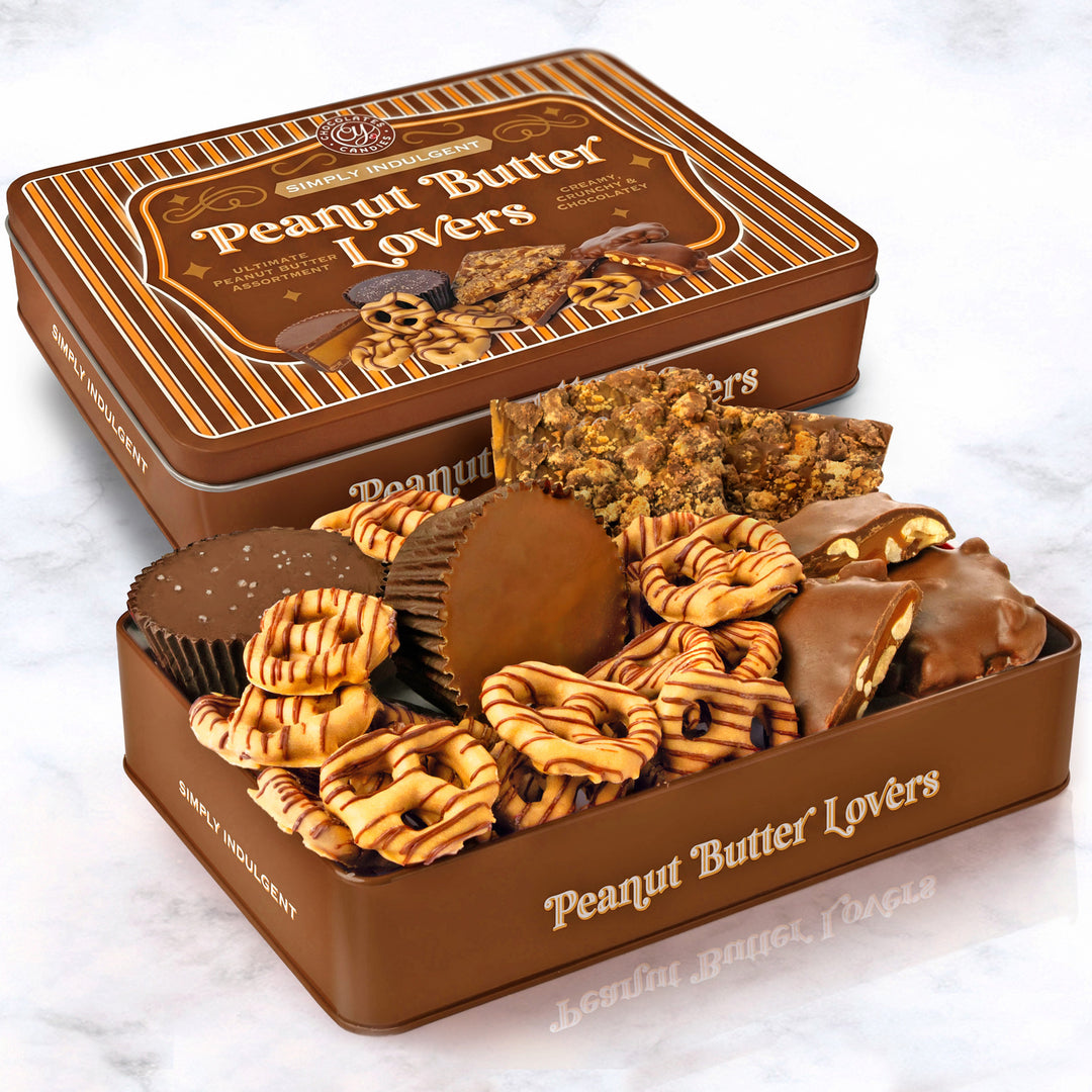 Peanut Butter Lovers Chocolate Collection Tin
