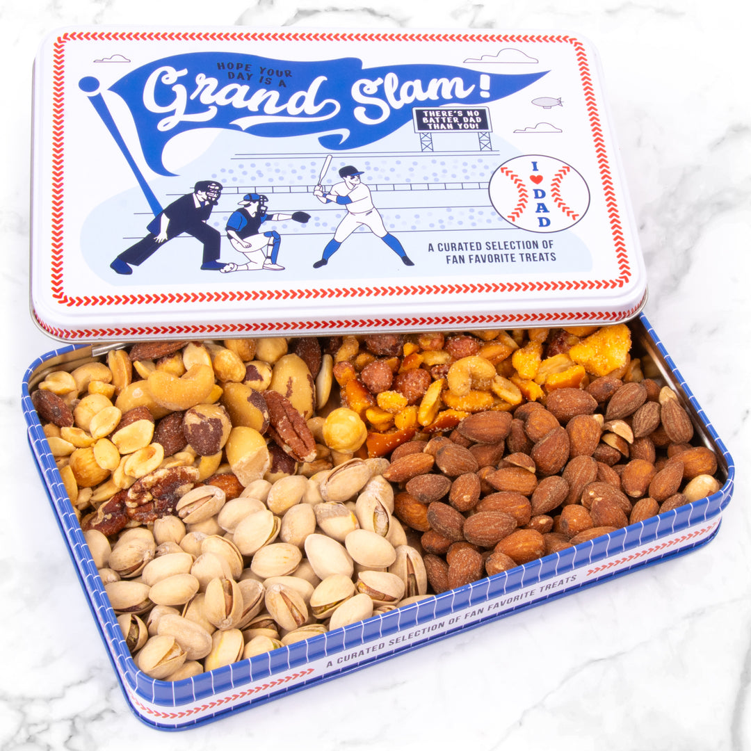 Dad's Nut & Snack Tin Father's Day Gift