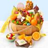 AA4050E, Easter Bunny Fruit and Treats Gift Basket