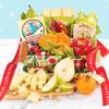 AA4127X, Christmas Fruit & Cheese Gift Basket