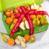 AB2023X, Merry Christmas Fruitfully Trio Fruit Gift Box