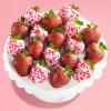 ACD4001, Love Bites Dipped Strawberries - 18 Fun Size Berries