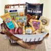AA5035F, Happy Father's Day Gourmet Cheese & Meats Hamper Gift Basket