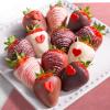 ACD2037, 12 Heartfelt Valentine Chocolate Covered Strawberries