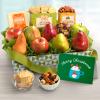 AP8019X, Merry Christmas Cheese and Nuts Classic Fruit Basket