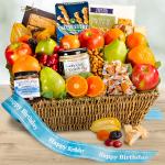 Happy Birthday Farmstead Fruit Gift Basket