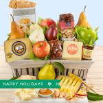 Happy Holidays California Farmstead Fruit Gift Basket