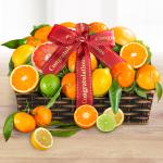 Congratulations Sweet Sunshine Citrus Fruit Gift Basket