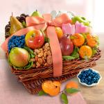 Spring Fresh Sweet Fruit and Treats Basket