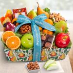 Happy Birthday Orchard Delight Fruit and Gourmet Basket