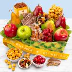 Get Well Soon Orchard Delight Fruit and Gourmet Basket