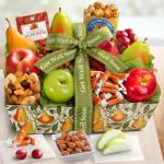 Get Well Soon Orchard Delight Fruit and Gourmet Basket