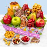 Happy Mothers Day Orchard Delight Fruit and Gourmet Basket