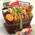Get Well Grand Fruit Gourmet and Snacks Basket