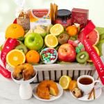 Christmas Morning Family Brunch Fruit Basket