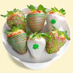 St. Patricks Day Dipped Strawberries - 6 Berries