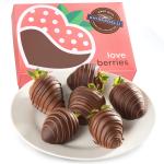 Made with Ghirardelli Chocolate Covered Strawberries - 6 Berries