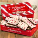 Handmade Layered Dark and White Chocolate Peppermint Bark