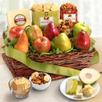 Cheese and Nuts Classic Fruit Basket